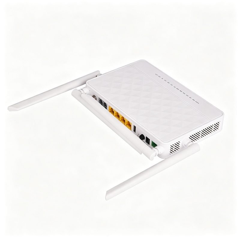 UN-715XR 2GE 2FE 2VoIP 2.4Ghz&5Ghz Triple Play ONU 2 UN-715XR 2GE 2FE 2VoIP 2.4Ghz&5Ghz Triple Play ONU - Image 2