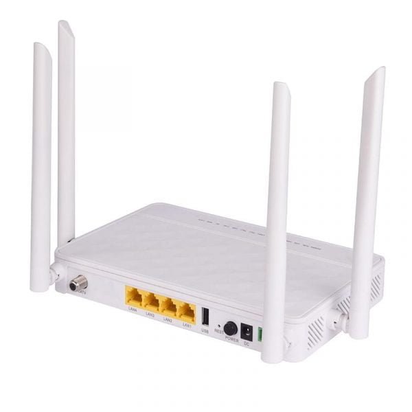 4ge Catv Dual Band Wireless Xpon Ont Bt-713xr Fiber Onu